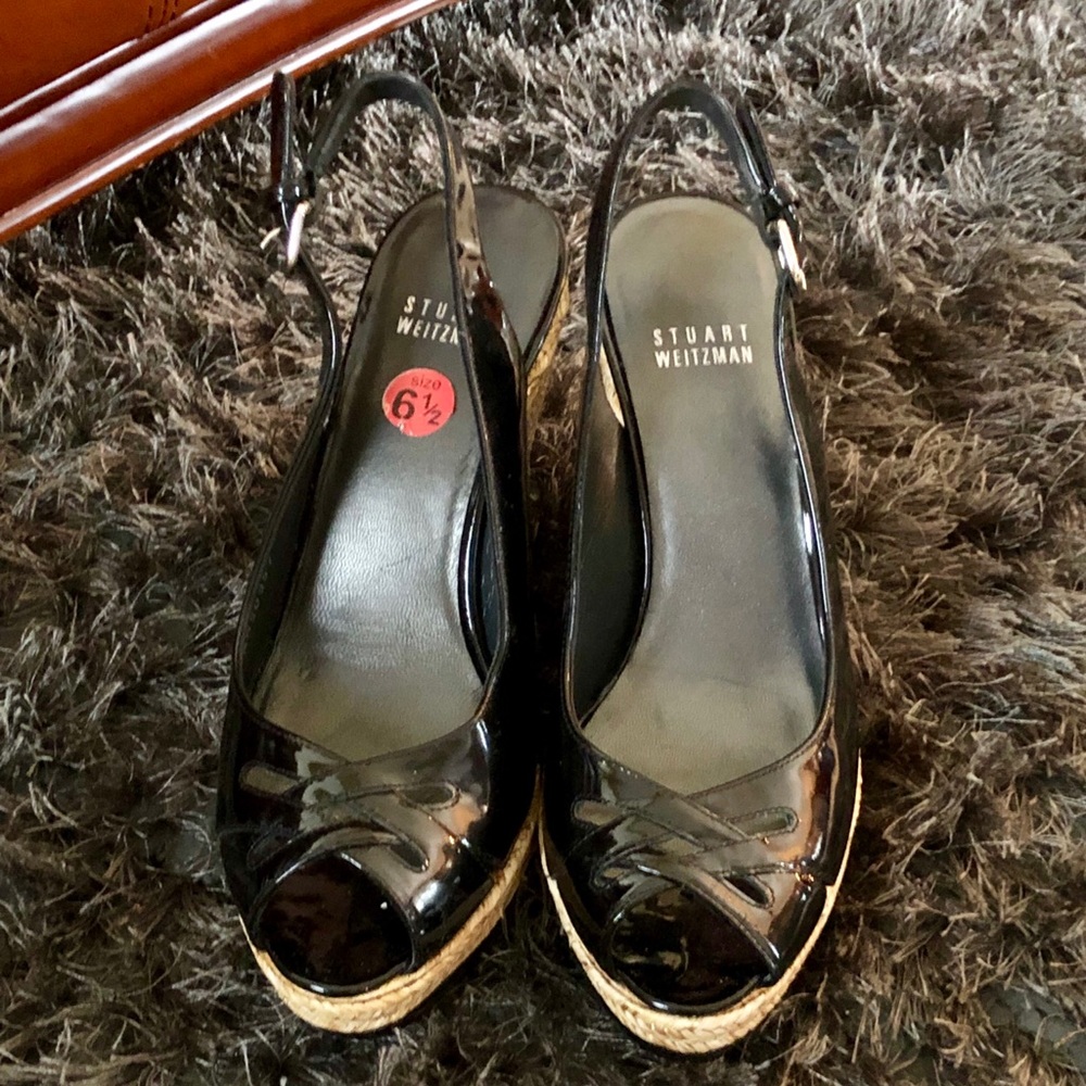 *NEW* 6.5 Stuart Weitzman BLK Sandals